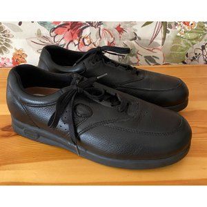 Soft spots supremes mens black leather lace up oxfords shoes SIZE 10N